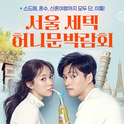 서울 세텍 허니문박람회 포스터